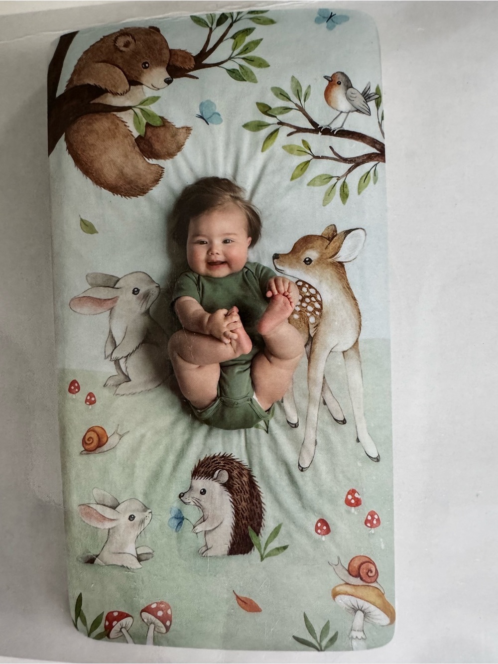 NWT Rookie Humans Enchanted Forest Crib Sheet